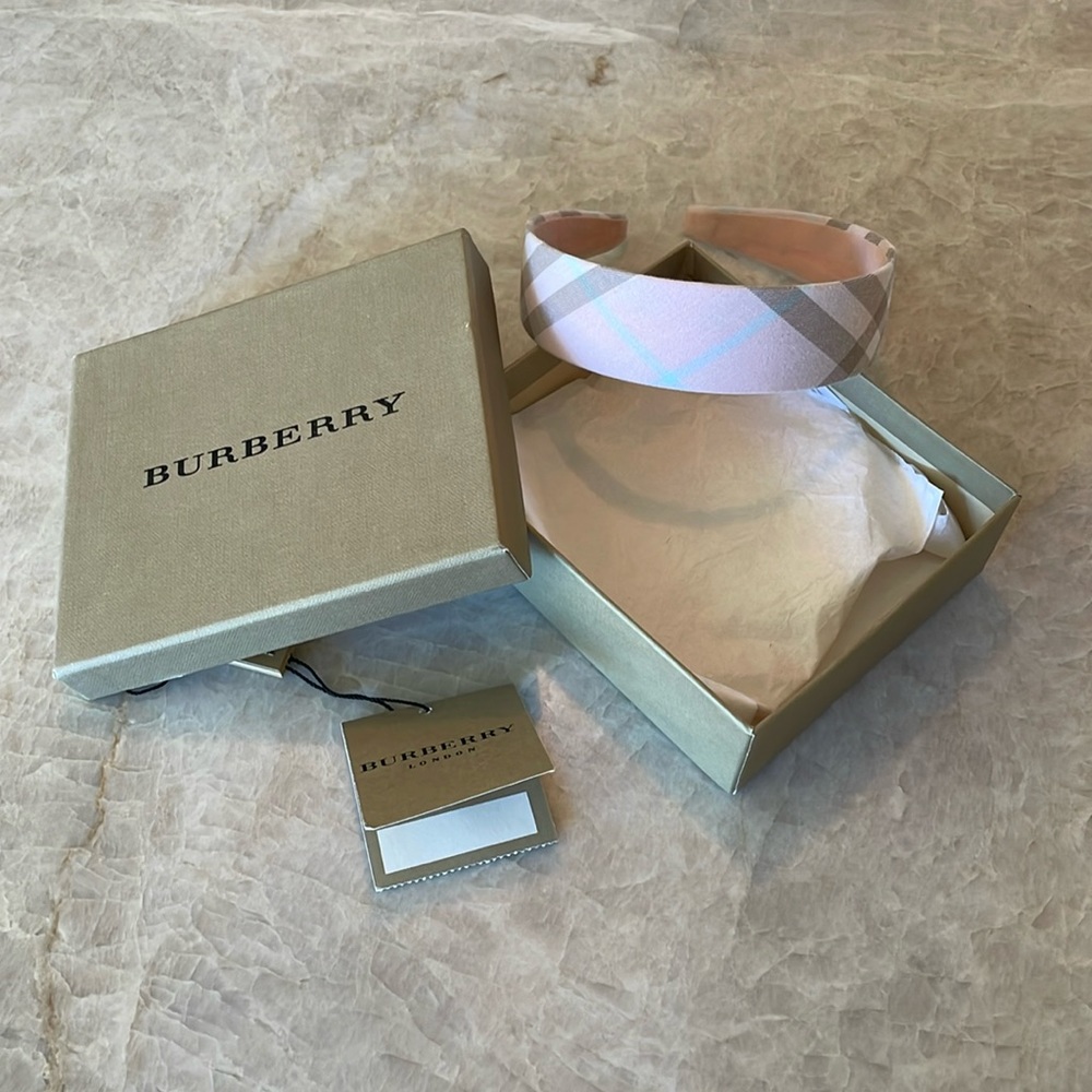 Pink Burberry Headband